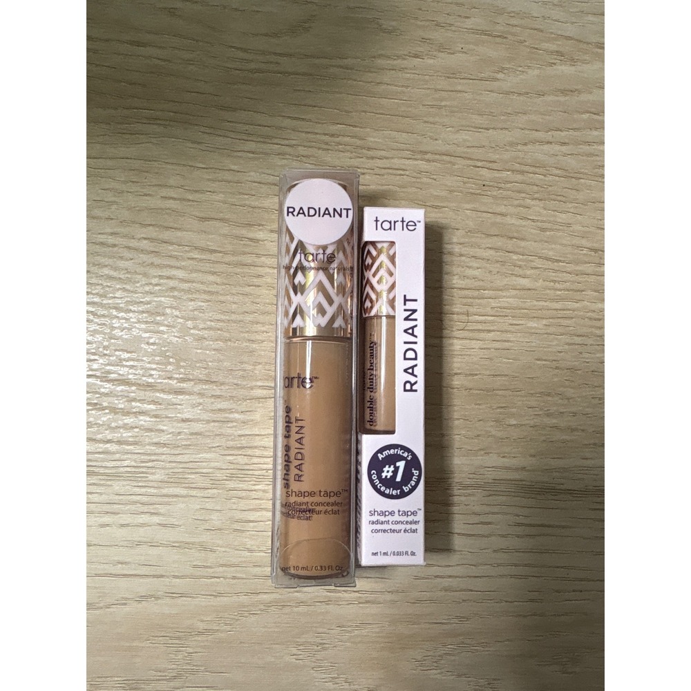 Tarte Shape‎ Tape Radiant Concealer Bundle 42S Tan Sand Full & Travel Size